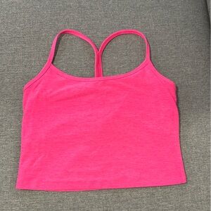 Beyond yoga crop tank neon pink